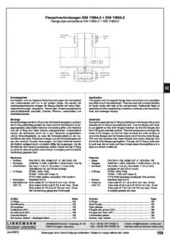 Flange pipe connections, DIN 11864-2